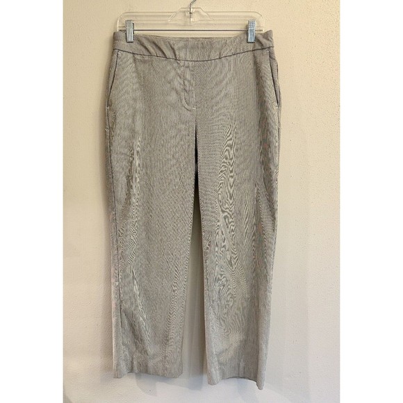 Maison d'Amelie Paris Pull On‎ Pants 10 Pin Striped Blue Elastic Waist Stretch - Picture 1 of 16